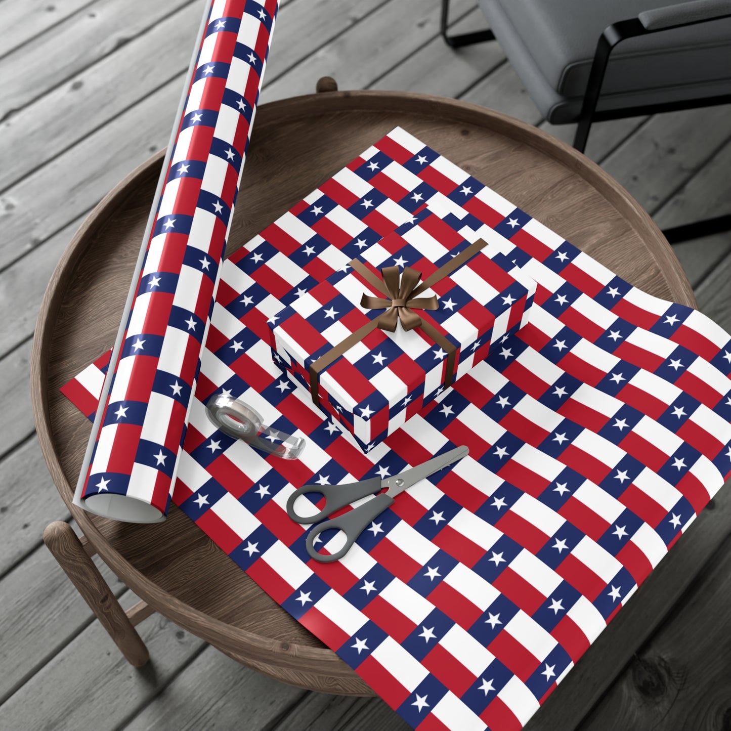 Texas Flag Gift Wrap Papers