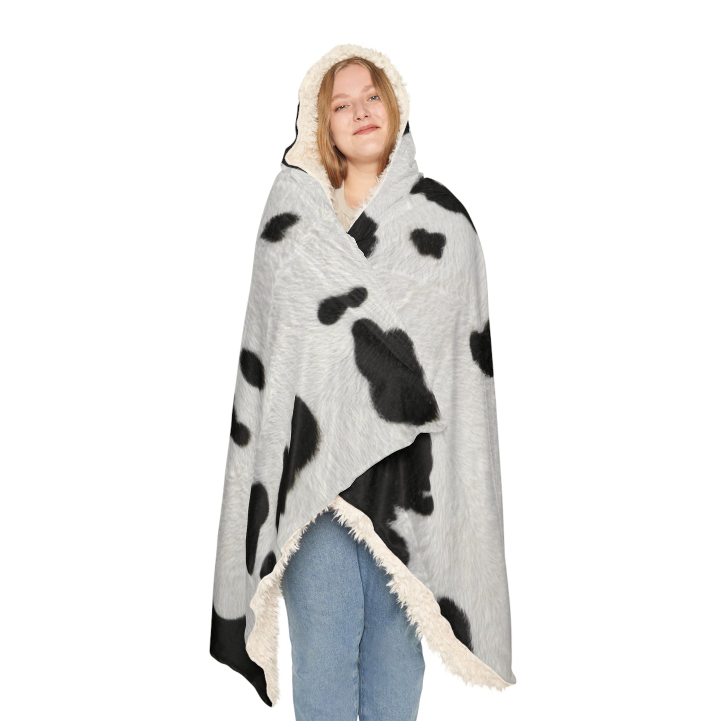 Cow Print Snuggle Blanket