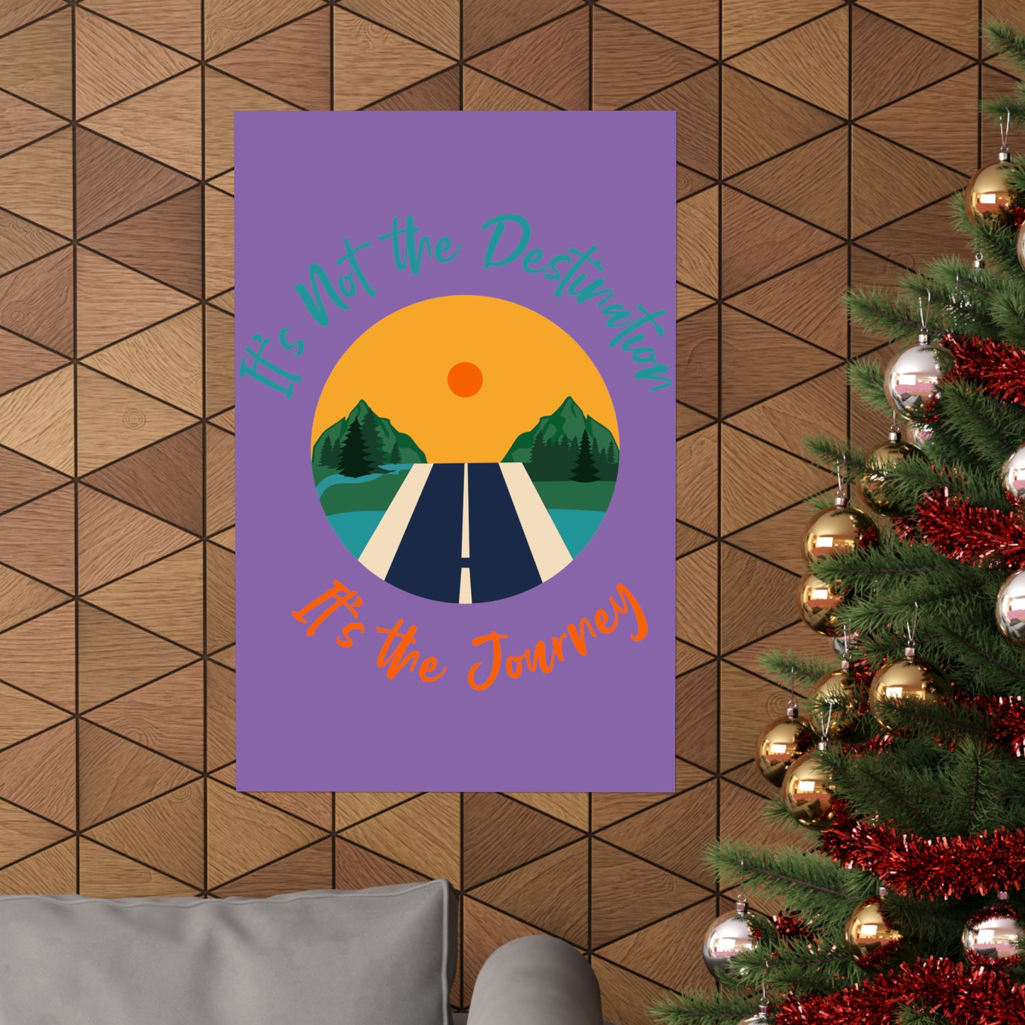 It's not the destination  It's the journey Matte Vertical Posters
