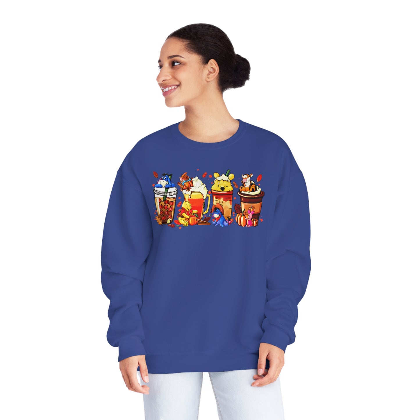 Pooh Bear Latte Unisex NuBlend® Crewneck Sweatshirt