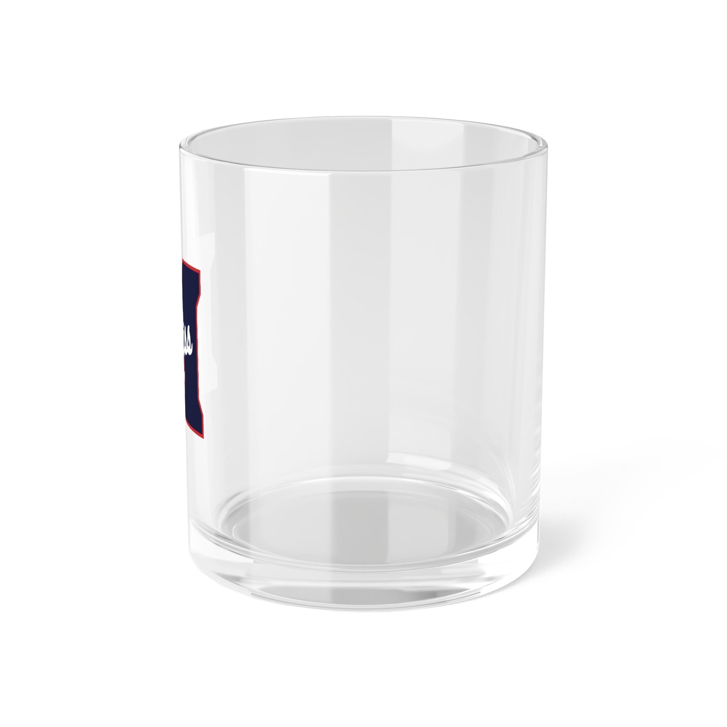 Ole Miss "M" Bar Glass