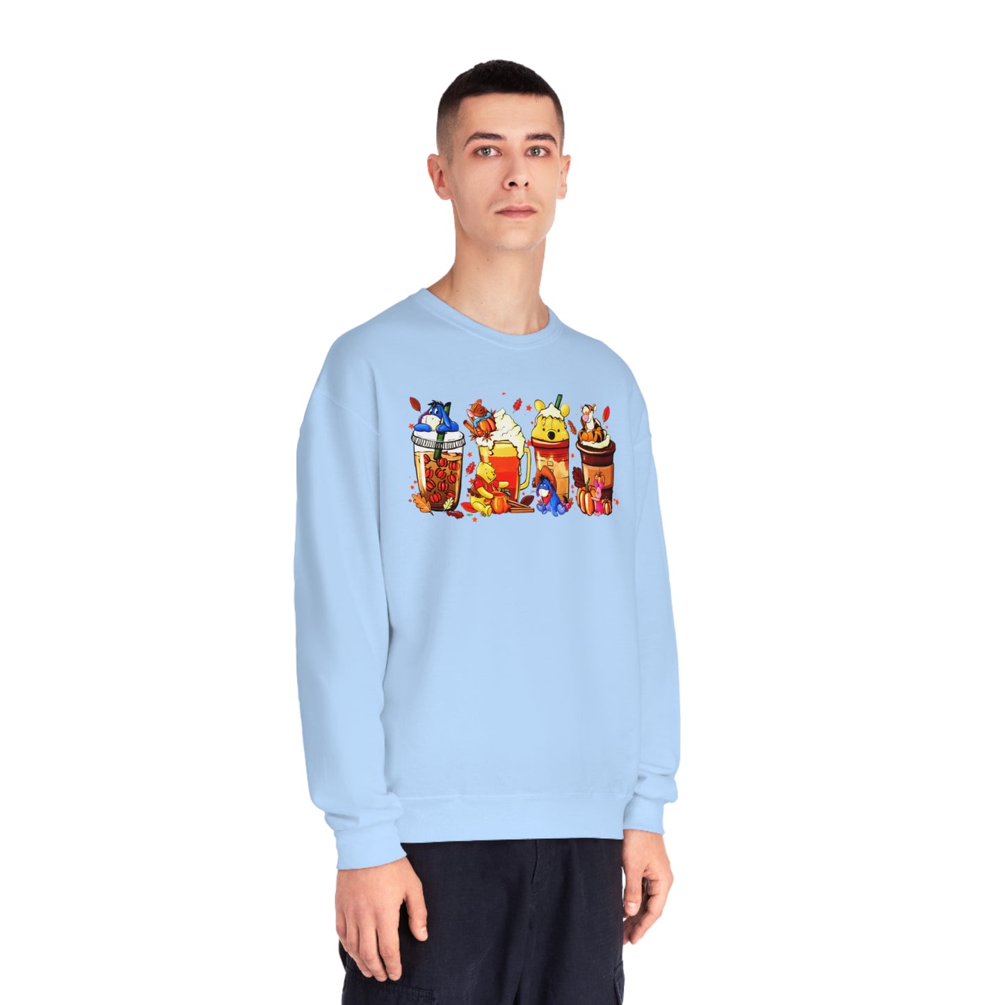 Pooh Bear Latte Unisex NuBlend® Crewneck Sweatshirt