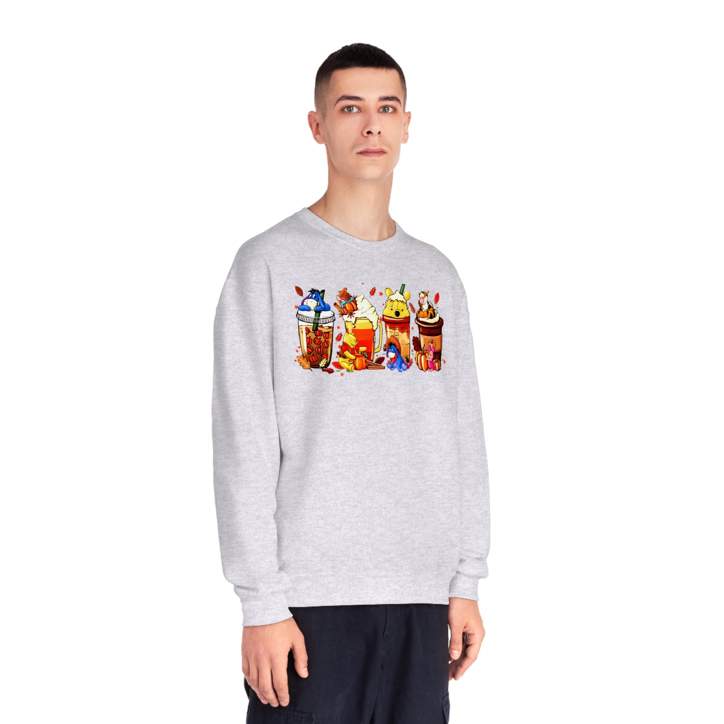 Pooh Bear Latte Unisex NuBlend® Crewneck Sweatshirt