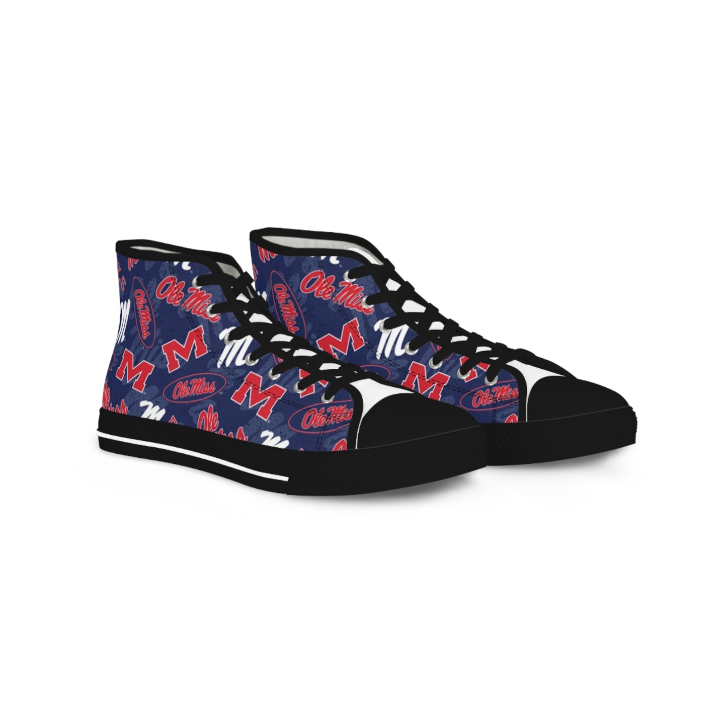 Ole Miss Men's High Top Sneakers