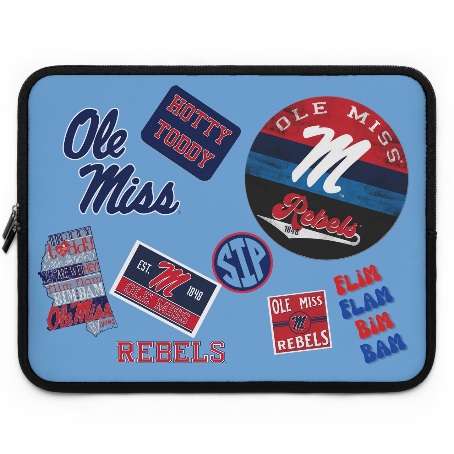 Ole Miss Laptop Sleeve (Blue)