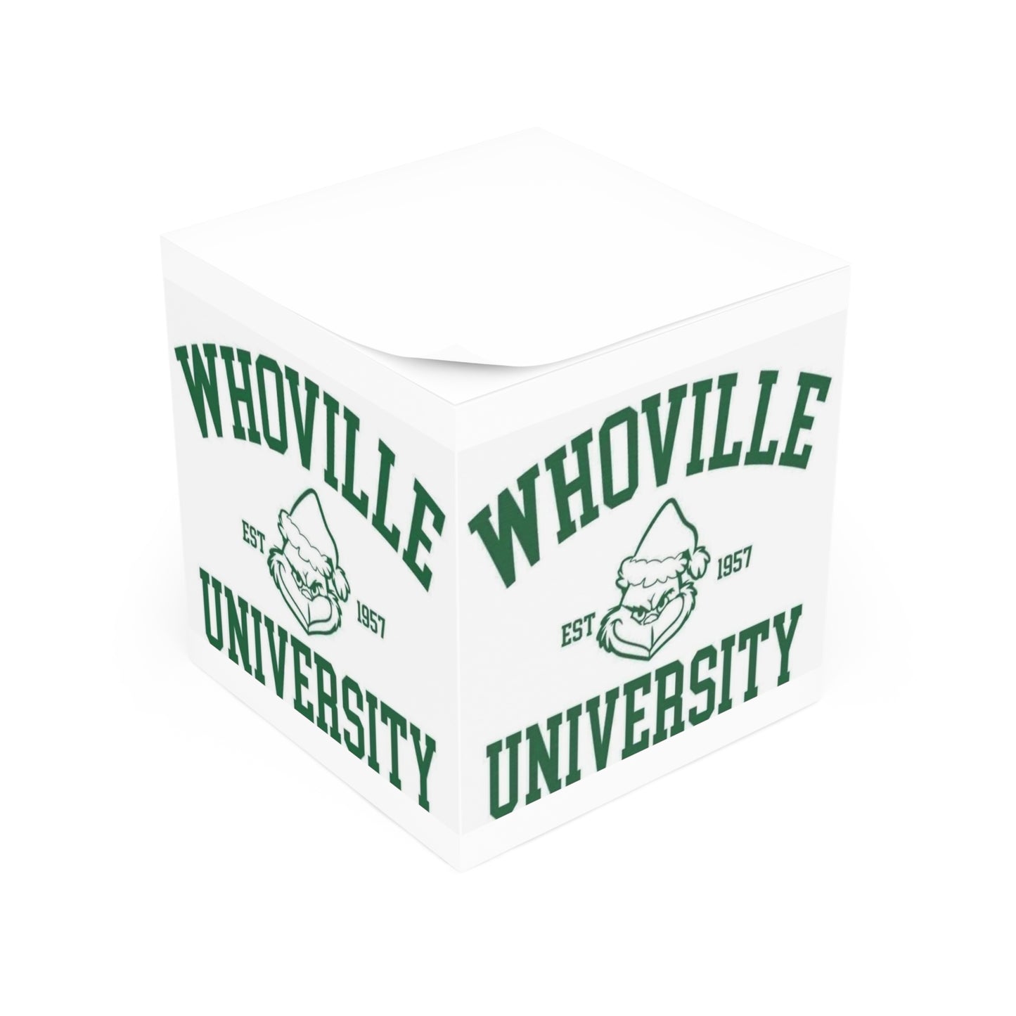 Whoville University Note Cube