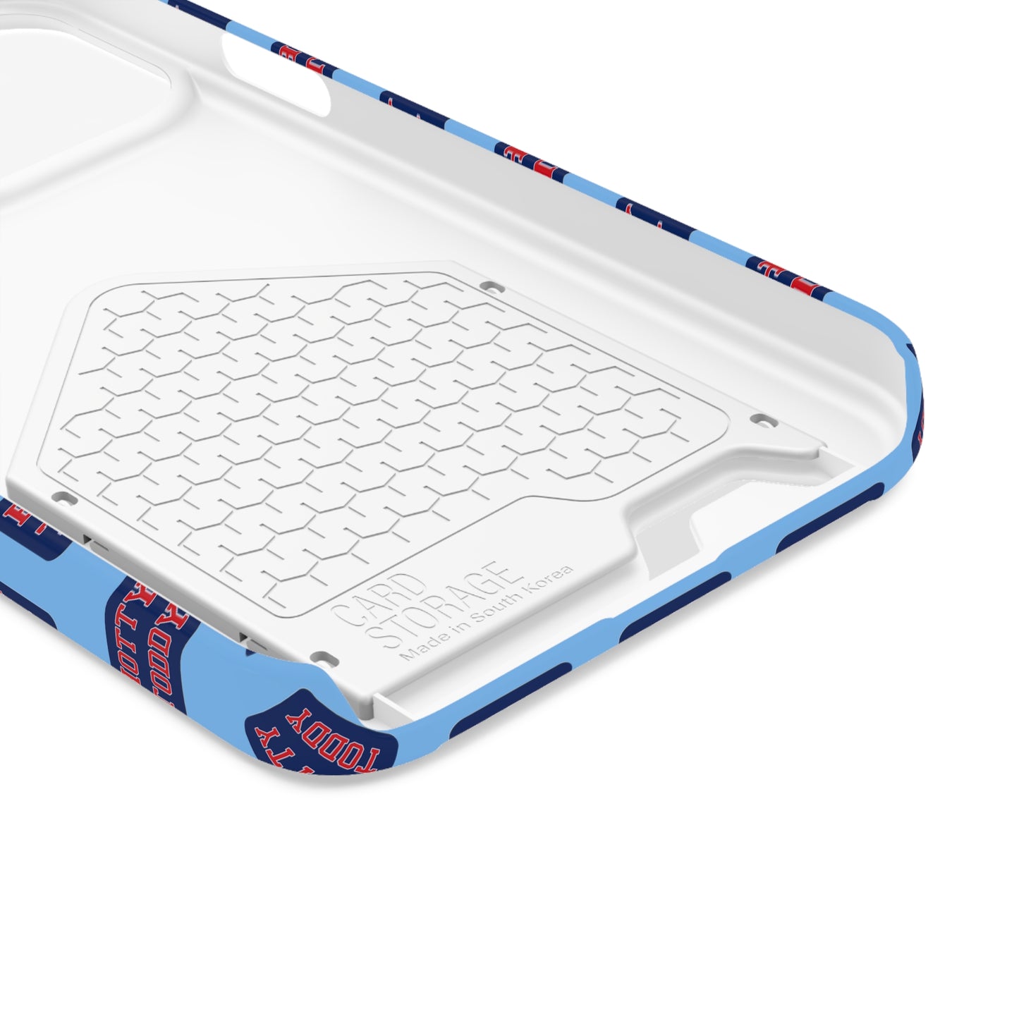 iPhone and Samsung Hotty Toddy (BLUE) Phone Case With Card Holder