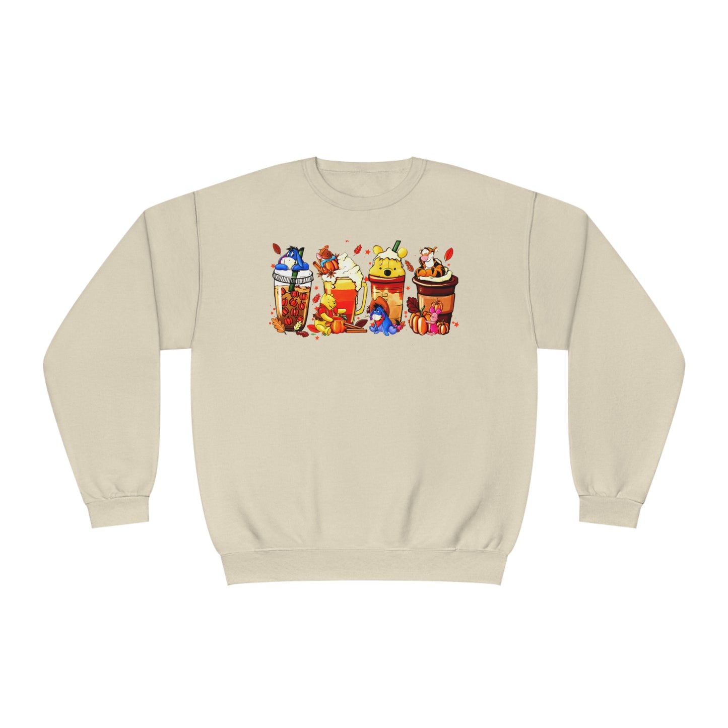 Pooh Bear Latte Unisex NuBlend® Crewneck Sweatshirt