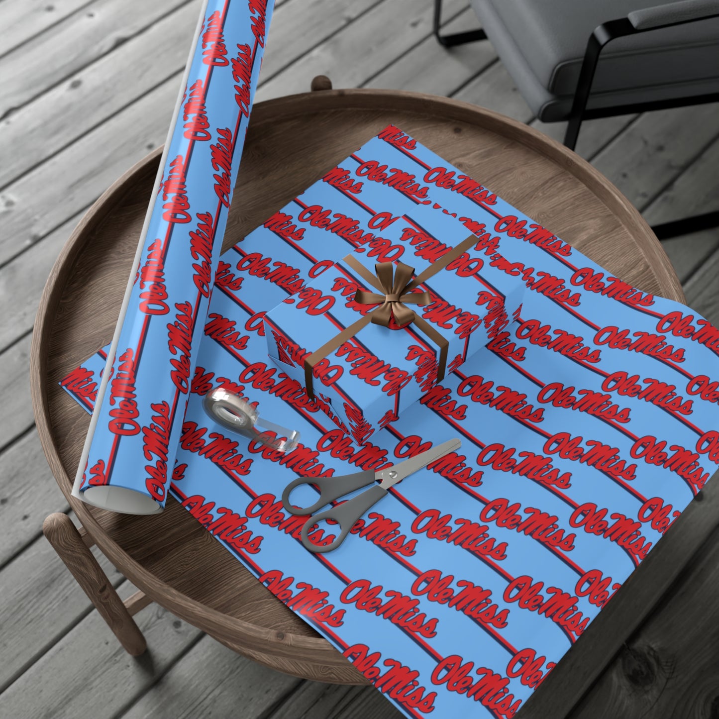 Ole Miss Gift Wrap Papers