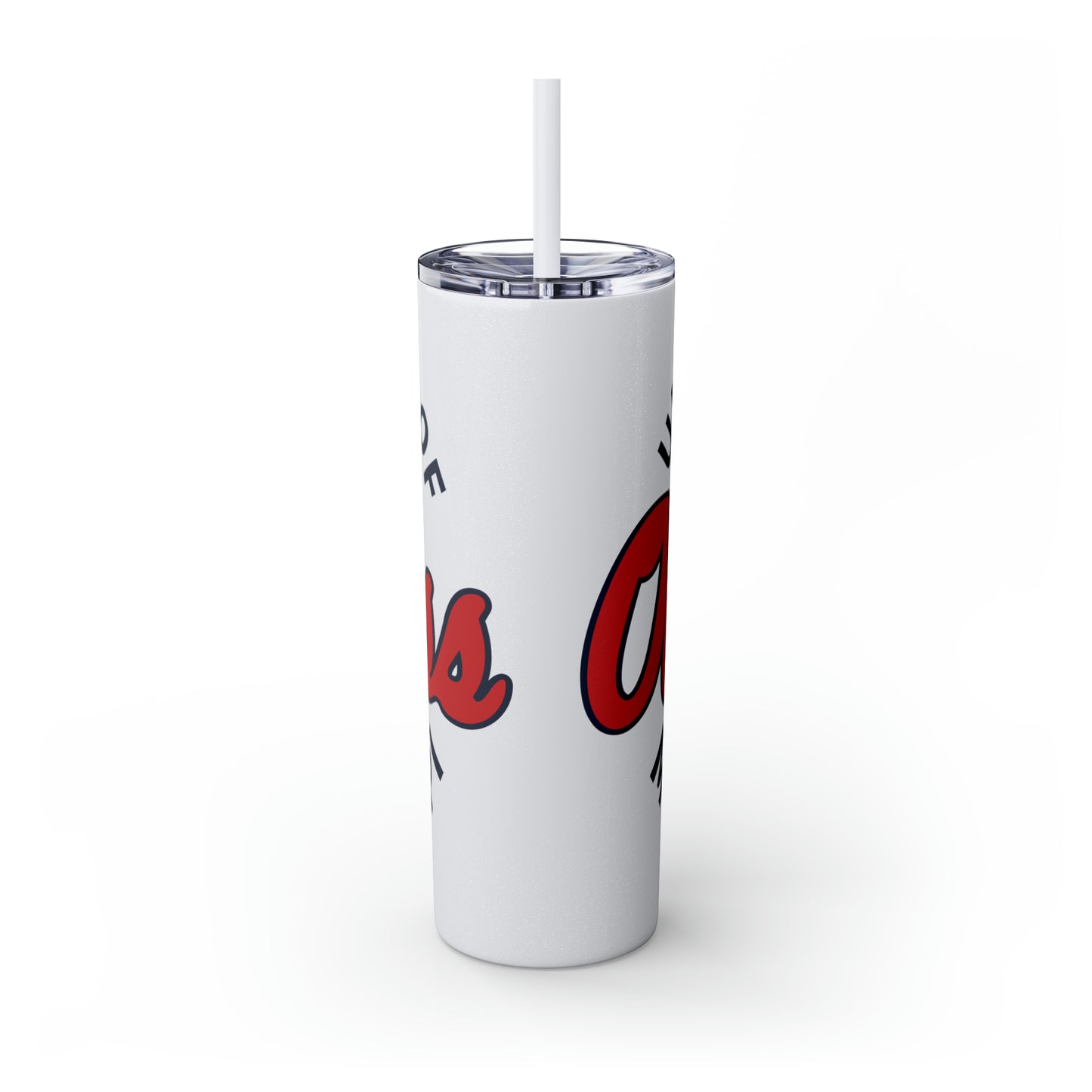 UM Skinny Tumbler with Straw, 20oz