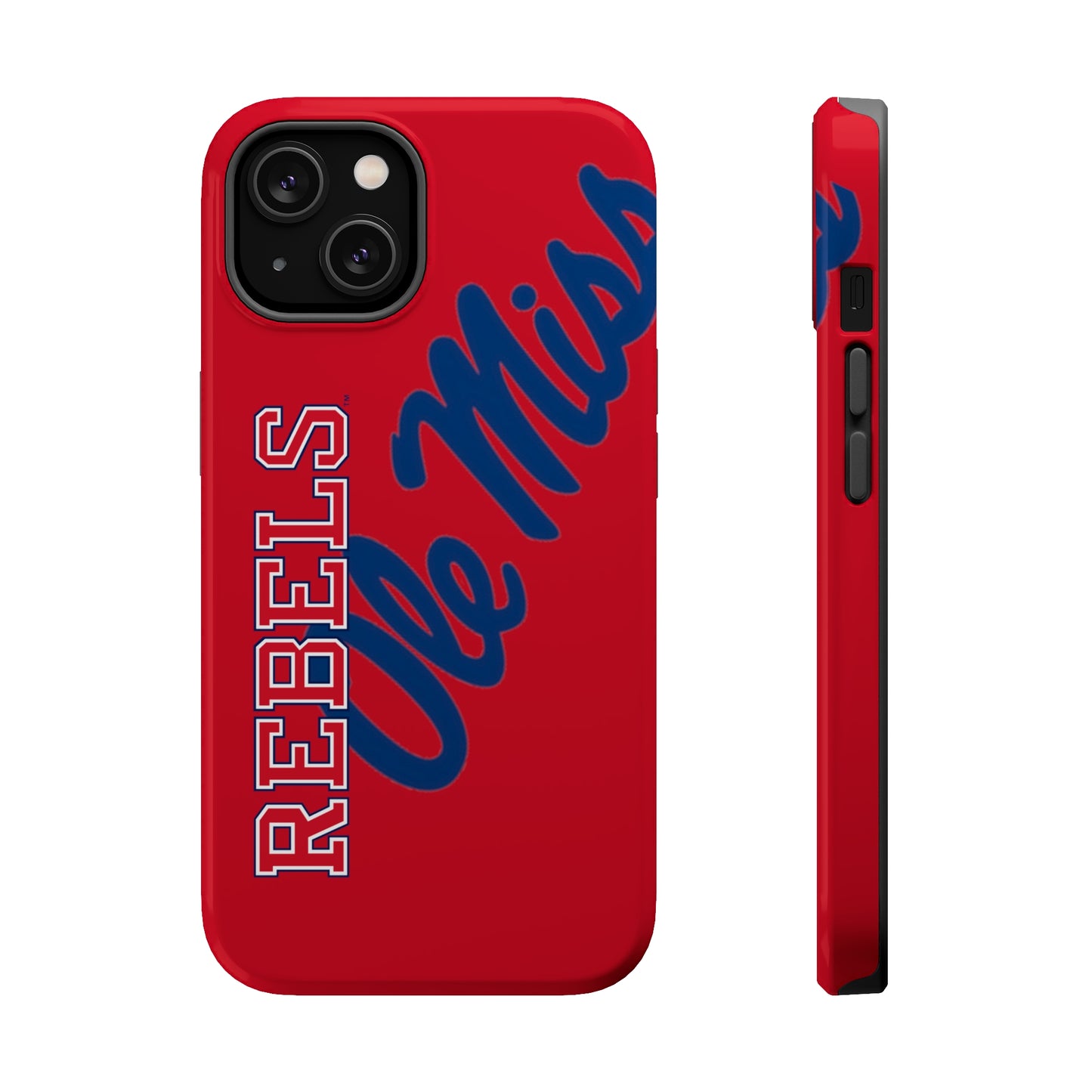 Ole Miss Rebels Iphone 14 MagSafe Tough Case (RED)