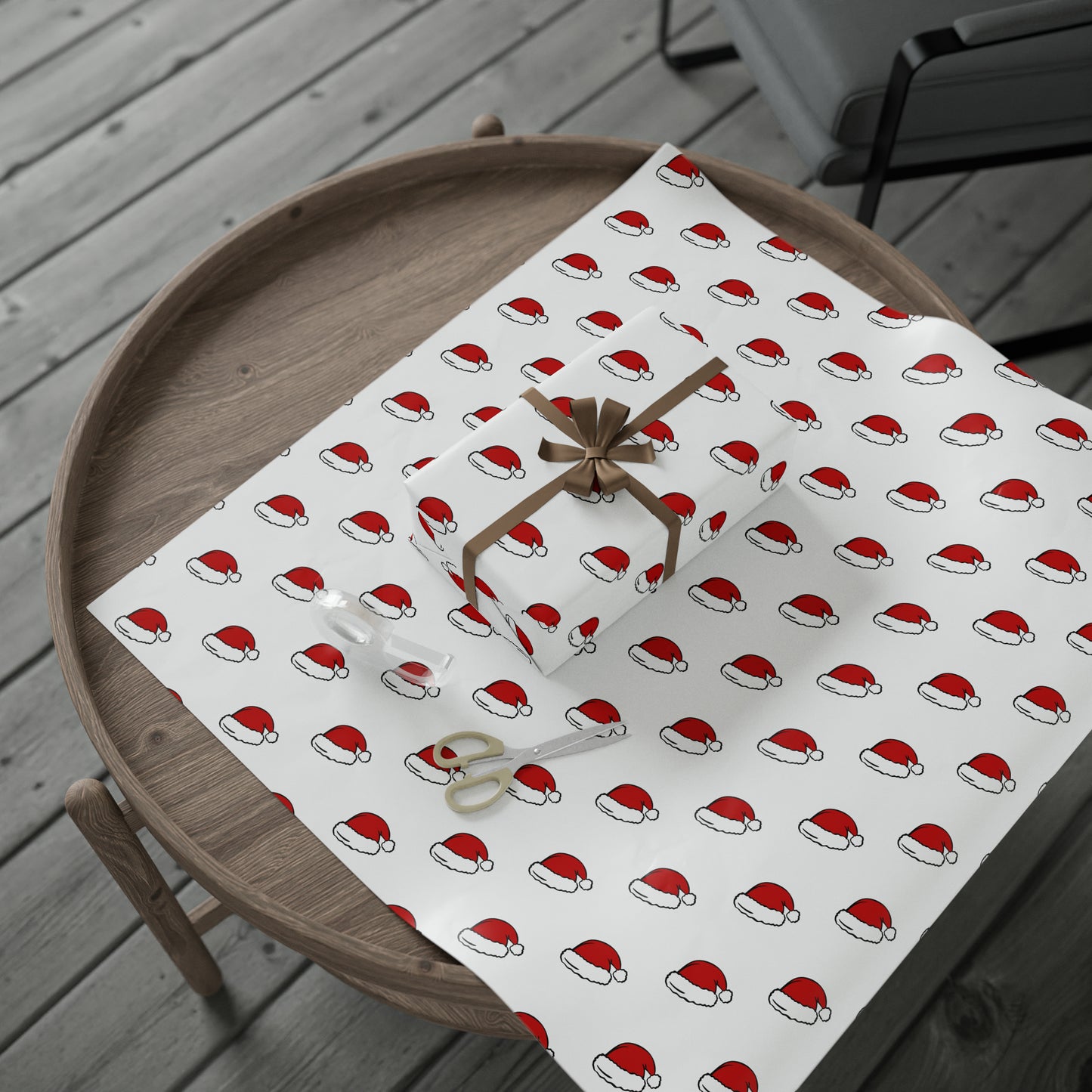 Santa Hat Wrapping Paper