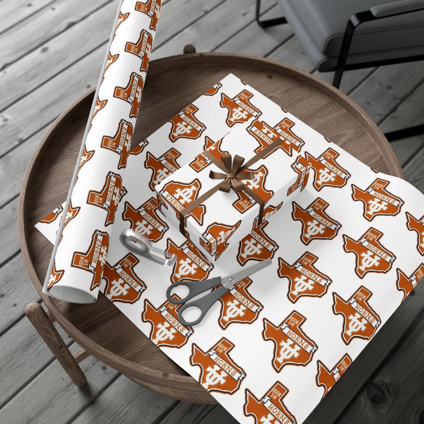 Hook em Horns UT Gift Wrap Papers