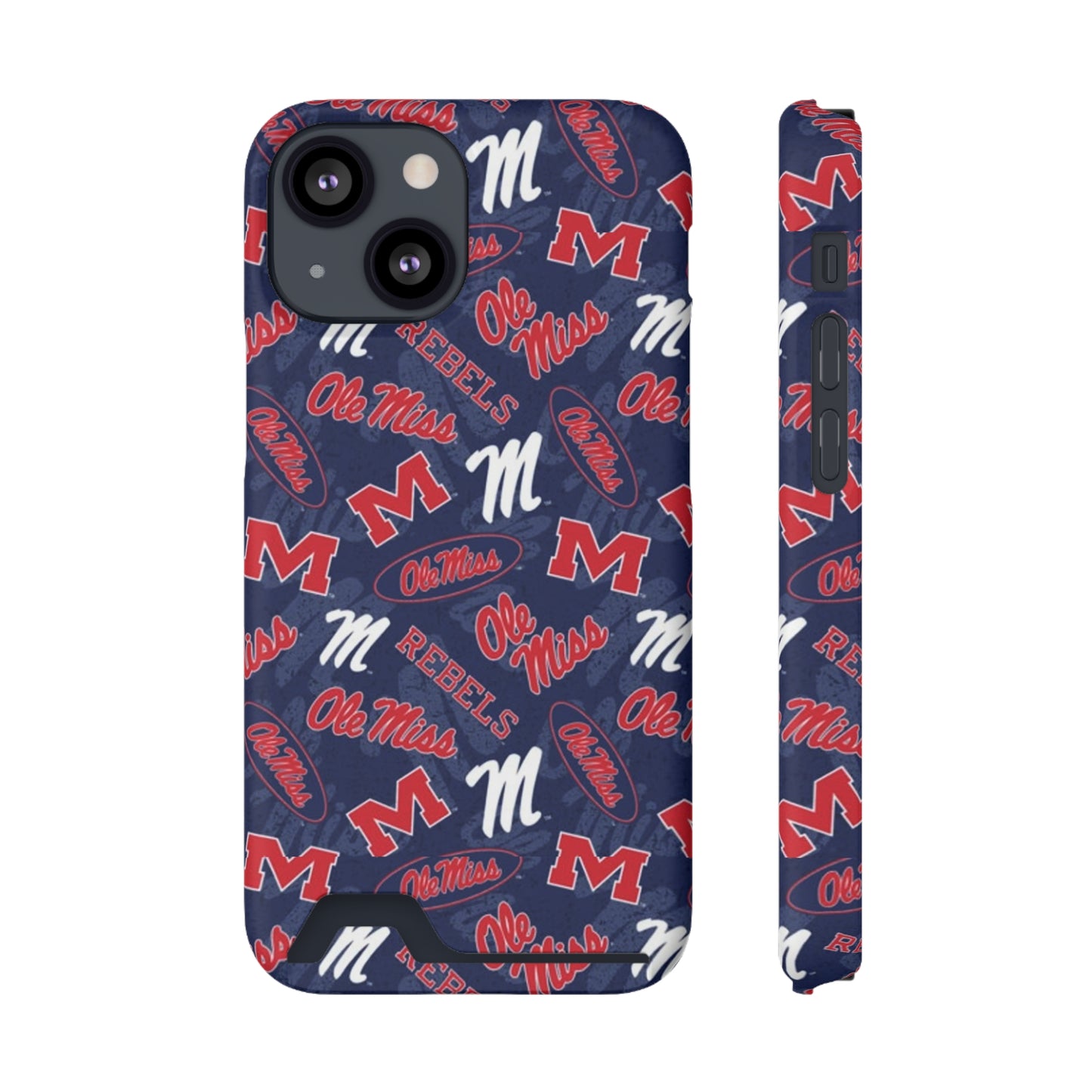 Ole Miss Phone Case With Card Holder