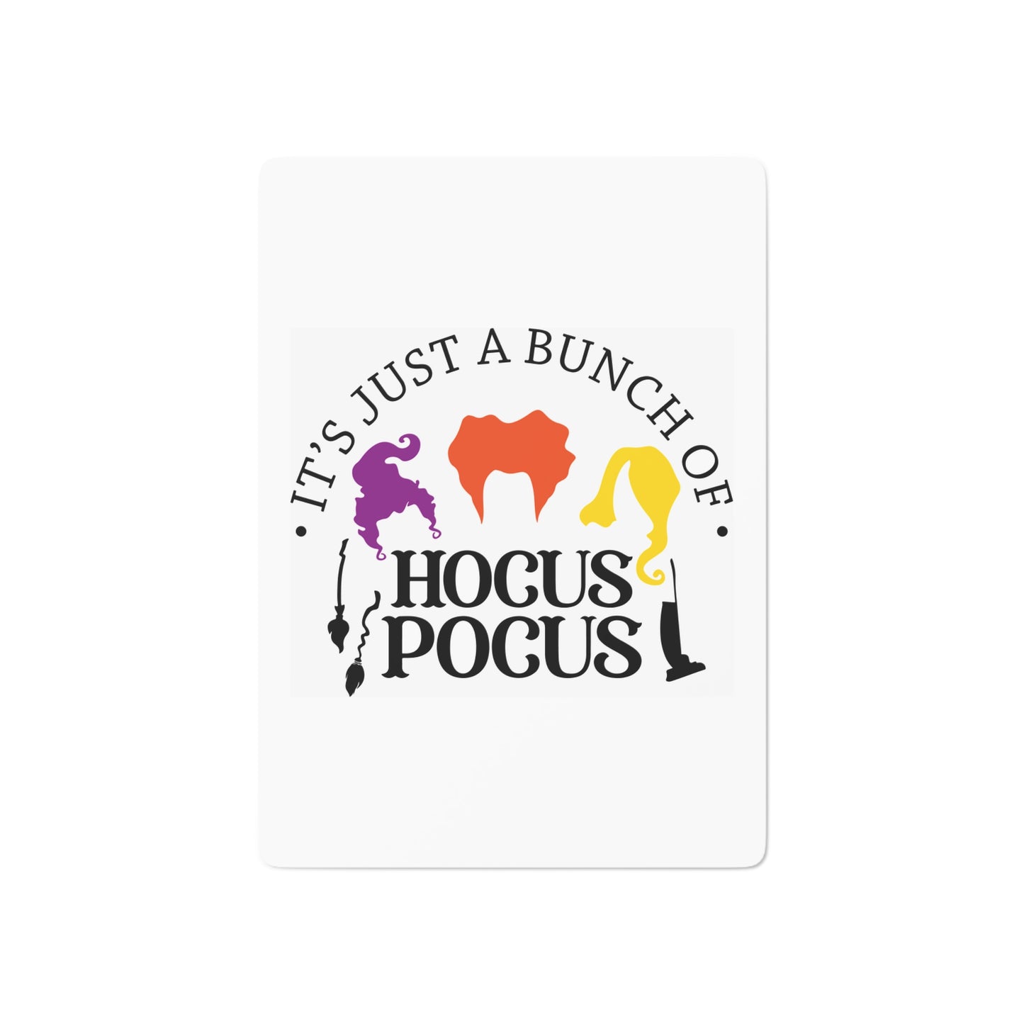 Hocus Pocus Poker Cards