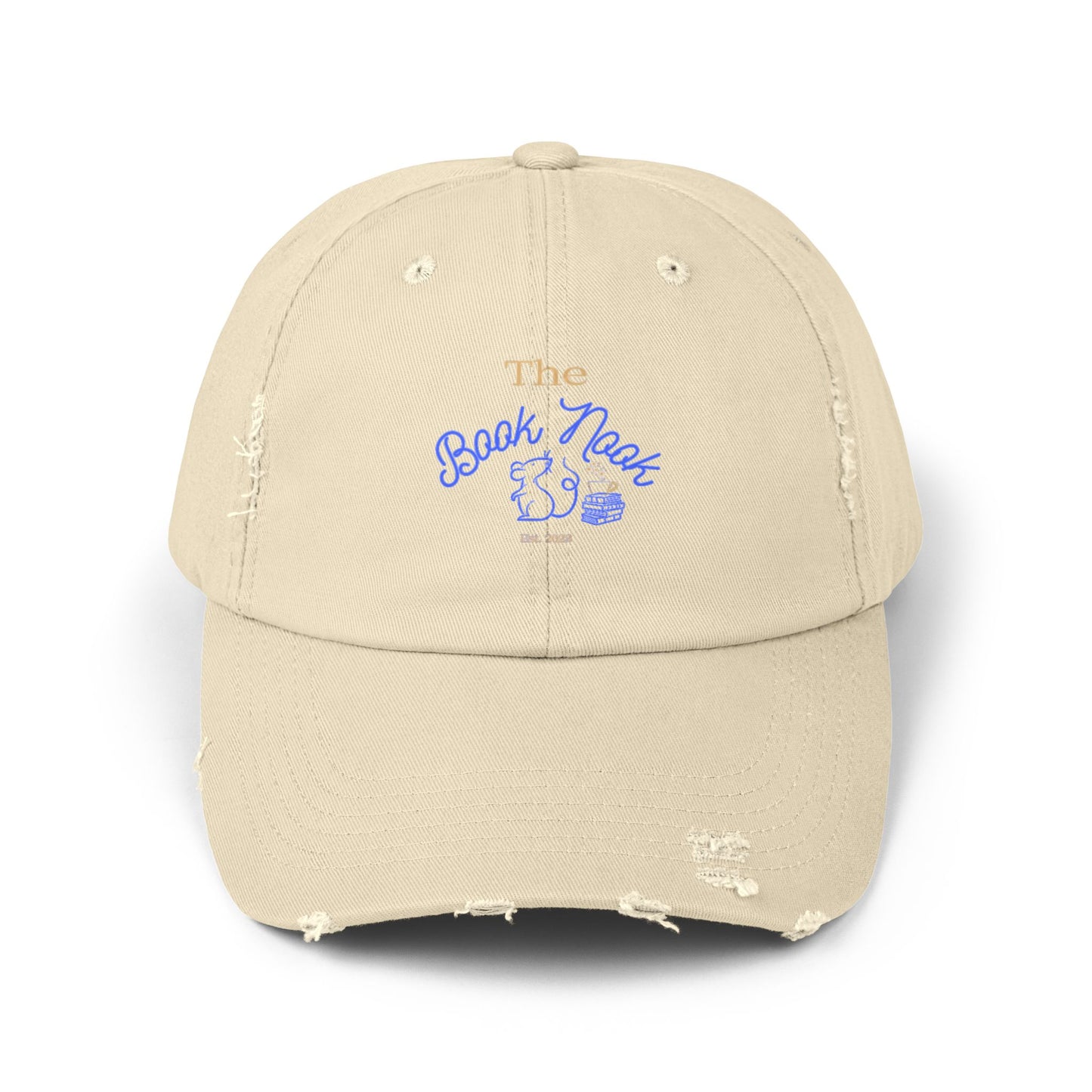 The Book Nook - Unisex Distressed Cap
