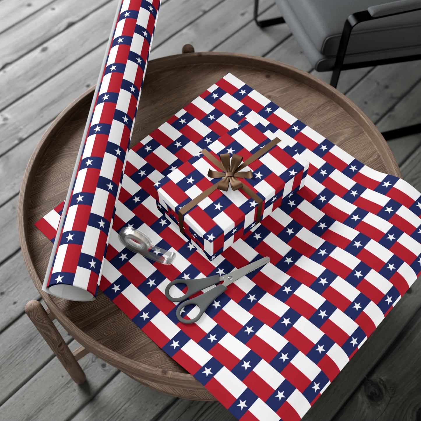 Texas Flag Gift Wrap Papers