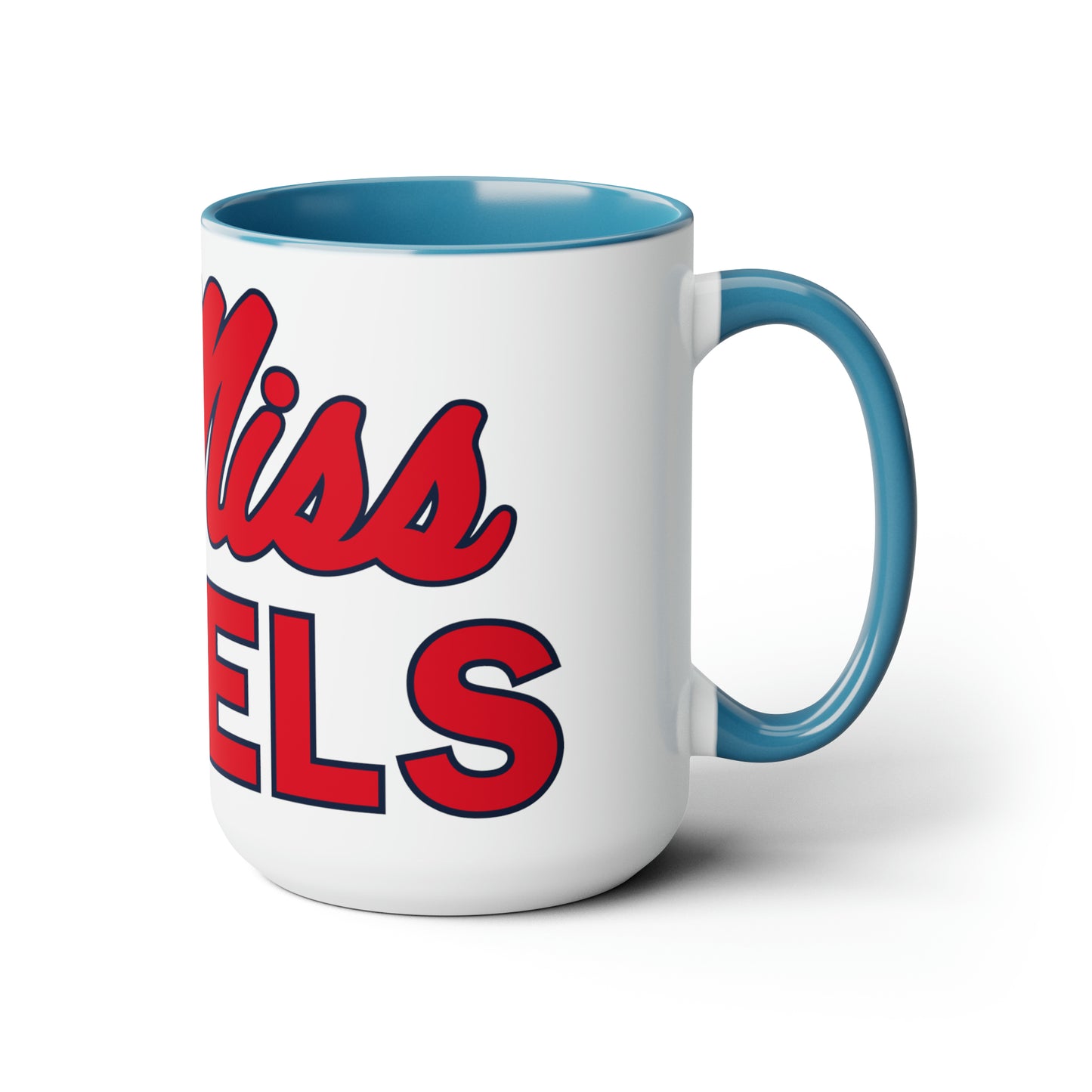 Ole Miss Rebels Two-Tone Coffee Mugs, 15oz