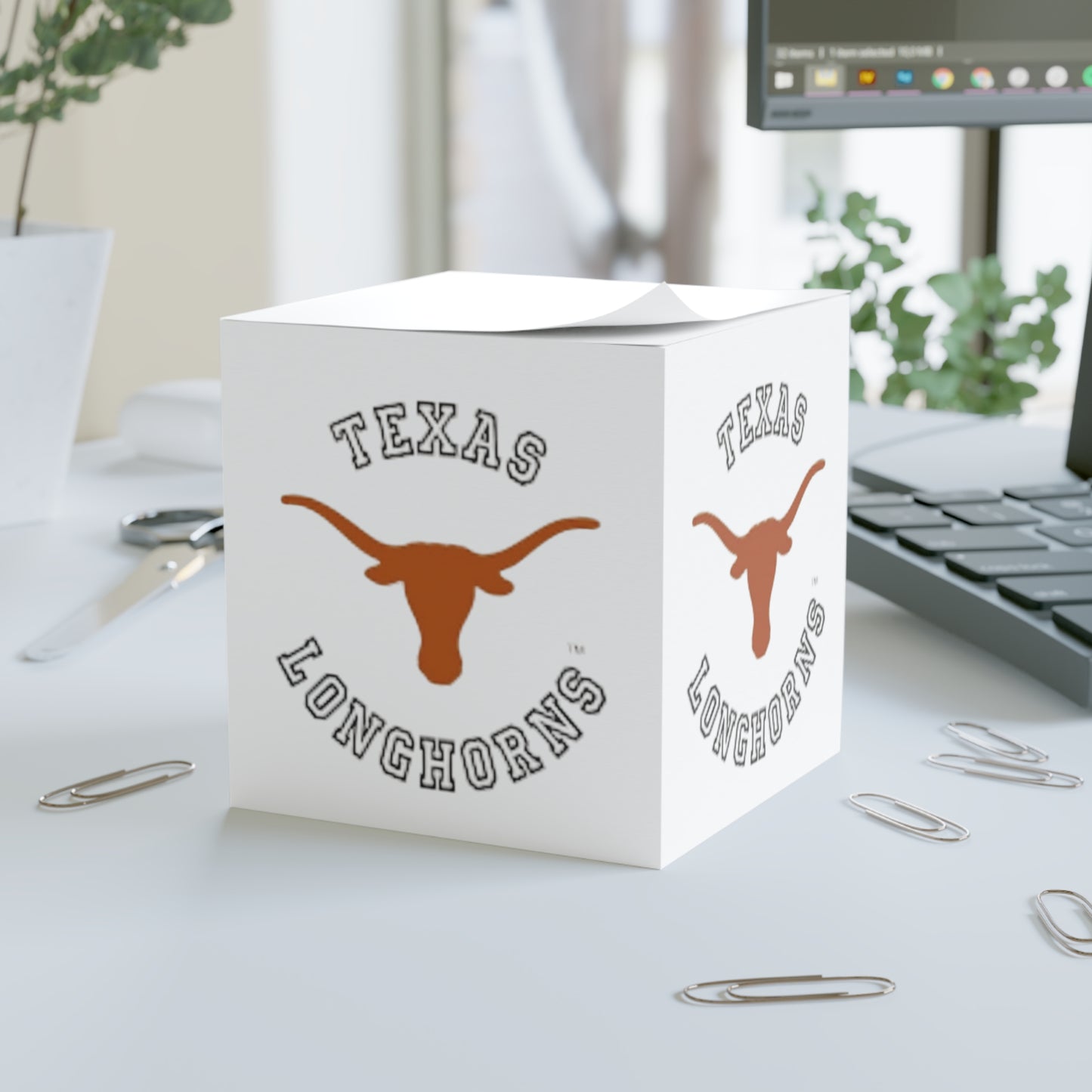 Texas Longhorns Note Cube