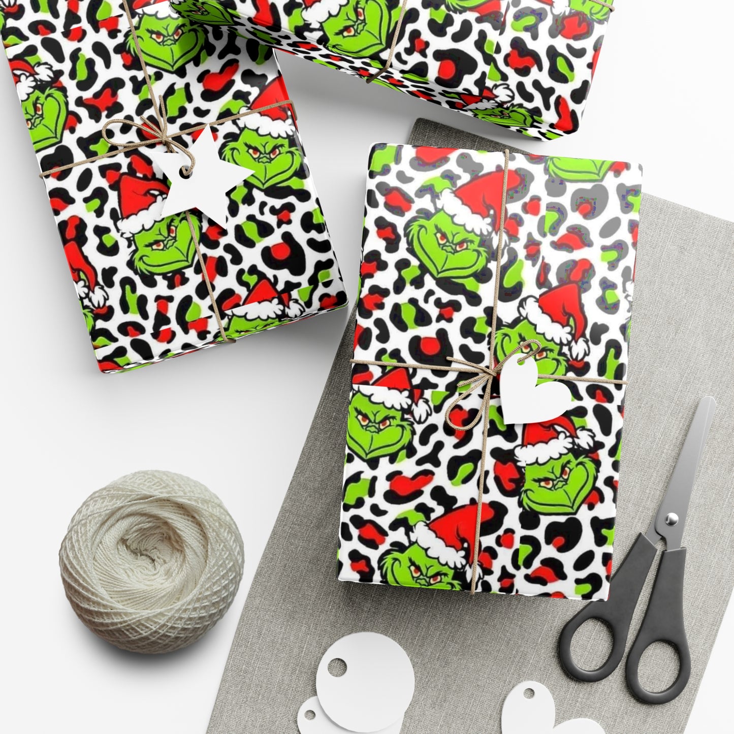 Grinch Gift Wrap Papers