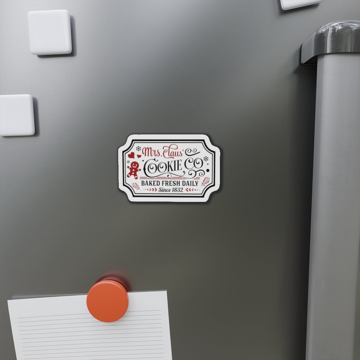 Mrs. Clause Cookie Comany Die-Cut Magnets