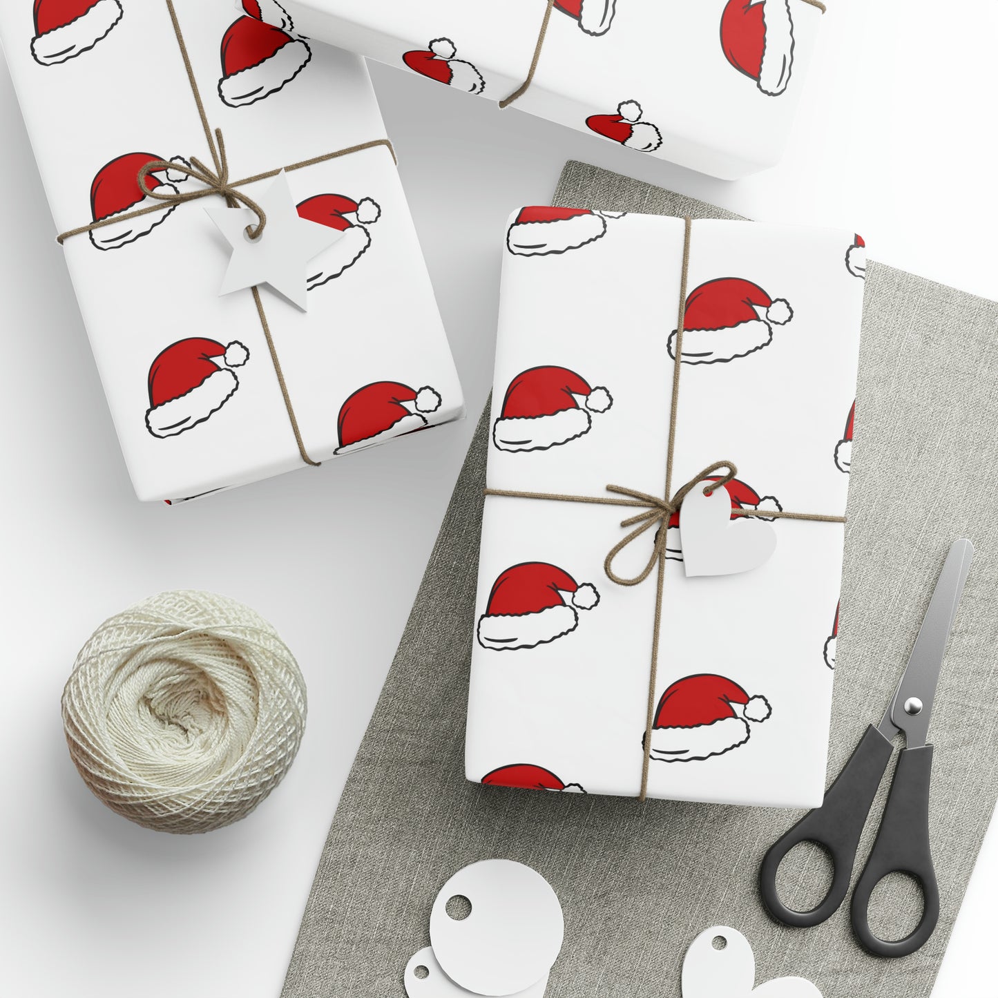 Santa Hat Wrapping Paper