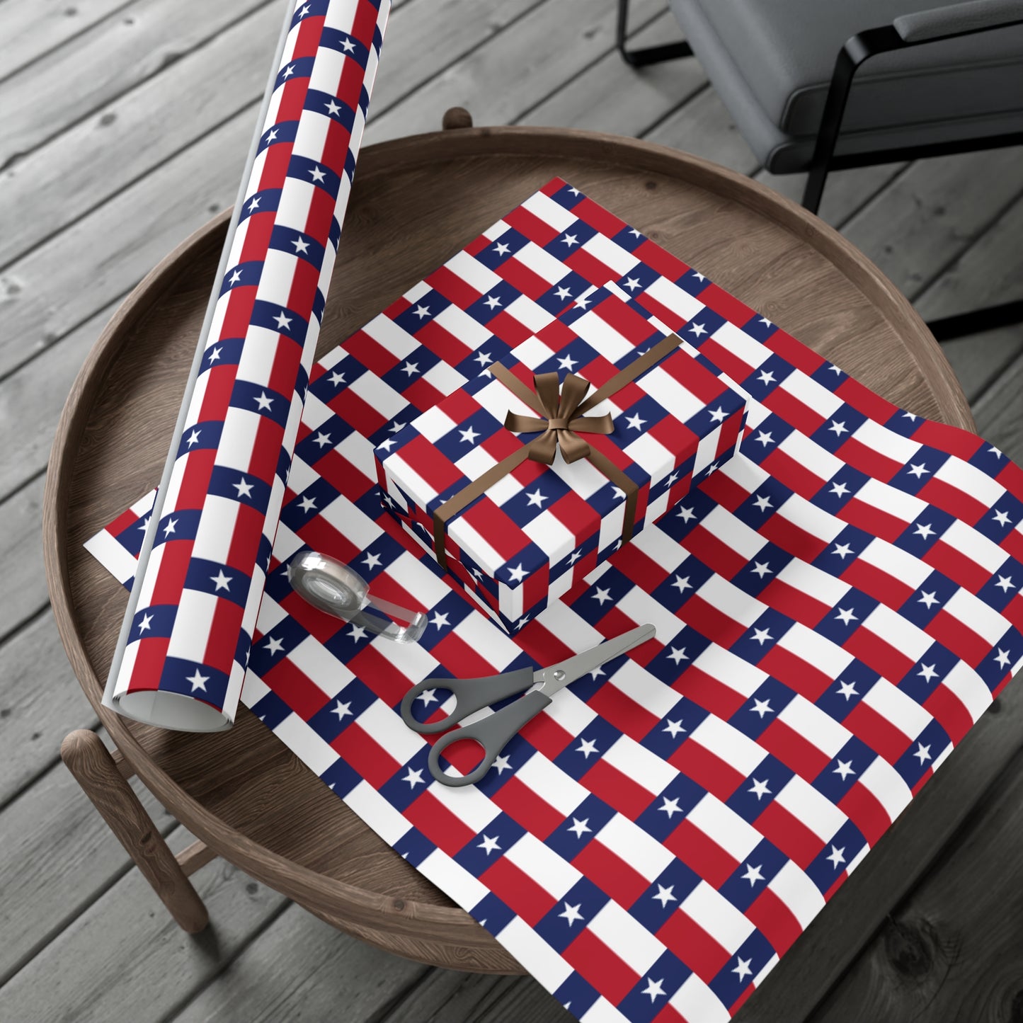 Texas Flag Gift Wrap Papers