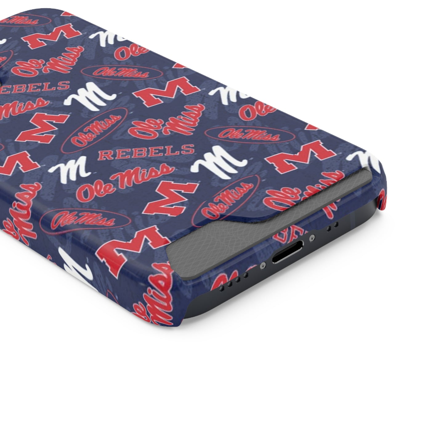 Ole Miss Phone Case With Card Holder