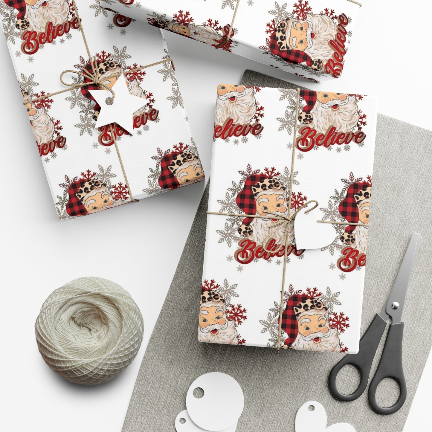 Santa Believe Gift Wrap Papers
