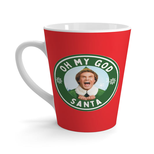 Oh my God Santa Latte Mug