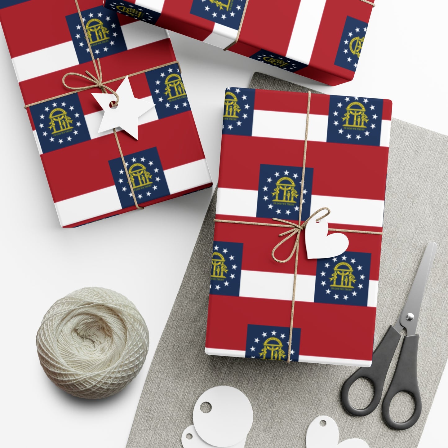 Georgia Flag Gift Wrap Papers