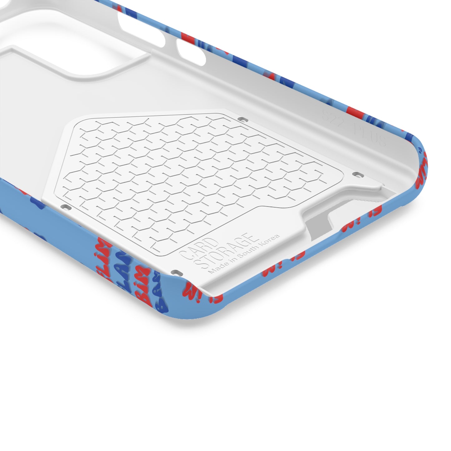 iPhone and Samsung Flim Flam Bim Bam (BLUE) Phone Case With Card Holder