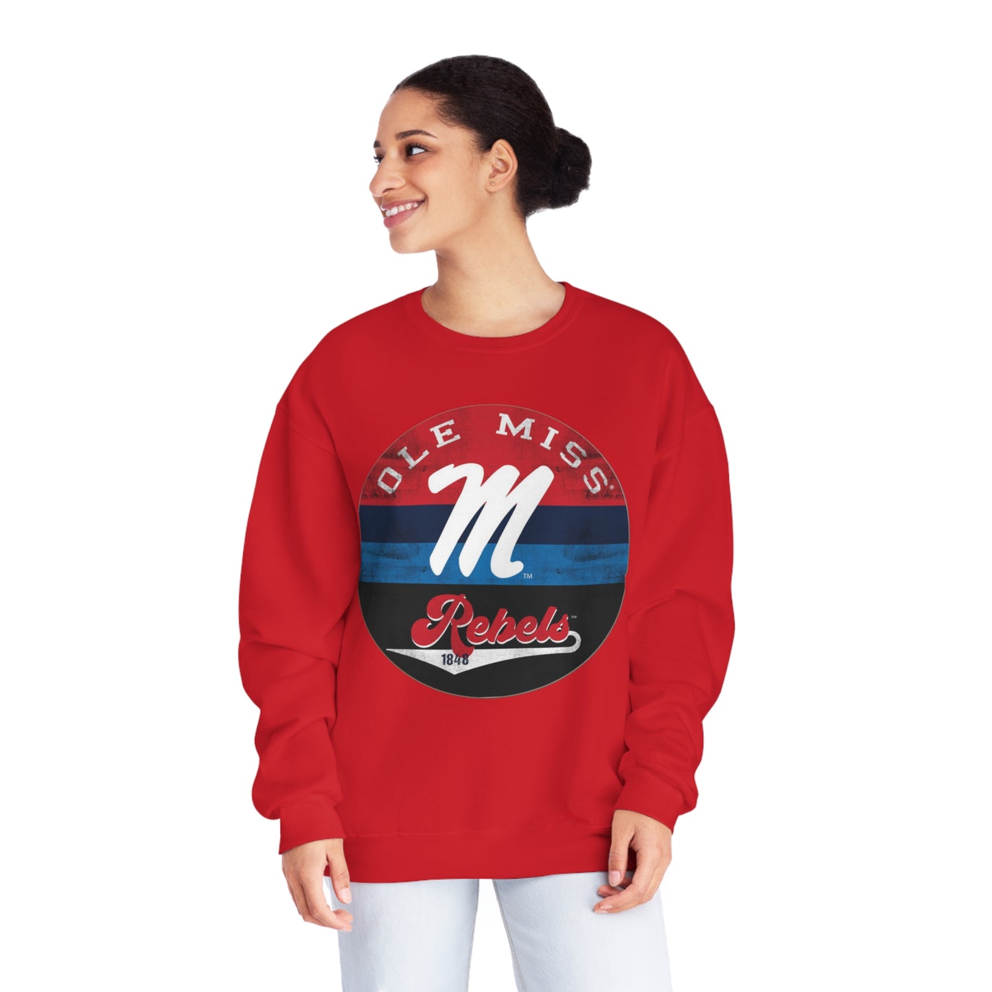 Ole Miss Rebels Unisex NuBlend® Crewneck Sweatshirt