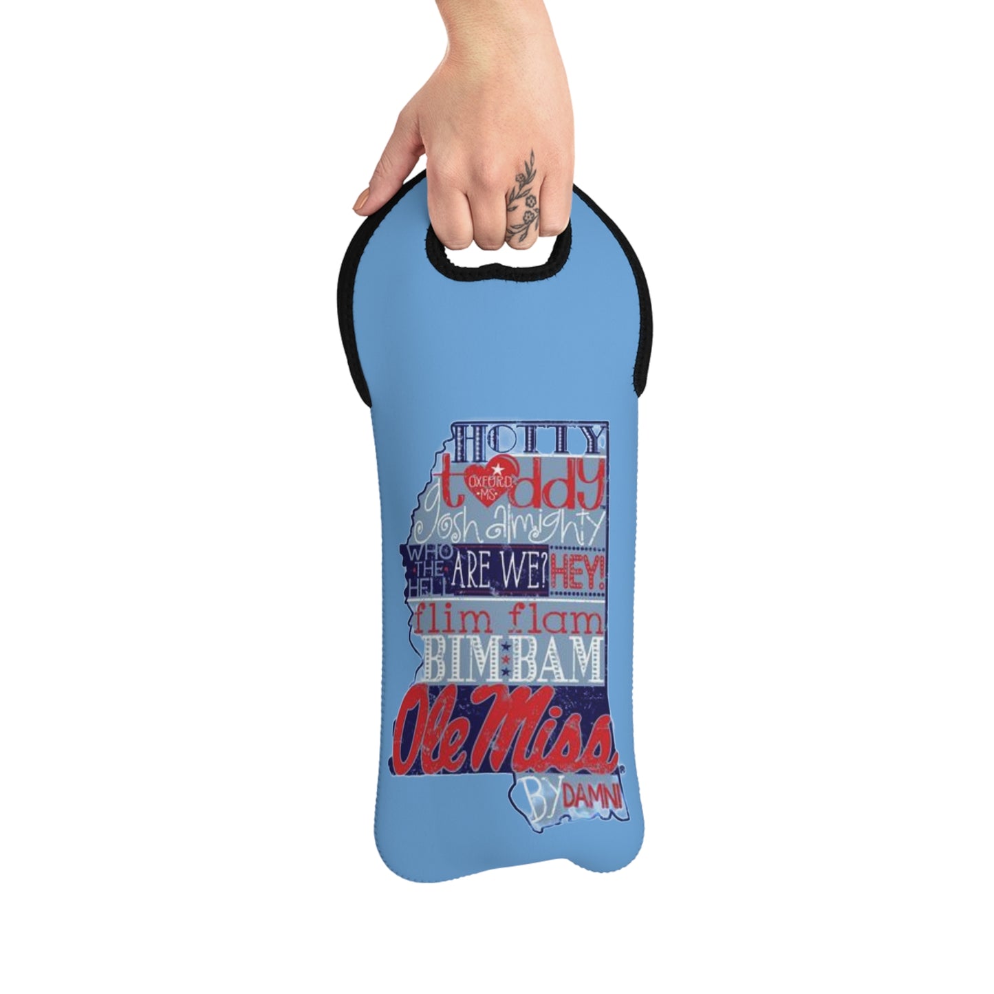 Ole Miss HYDR Wine Tote Bag