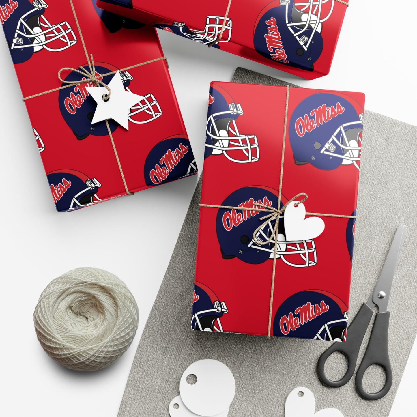 Ole Miss Football Gift Wrap Papers