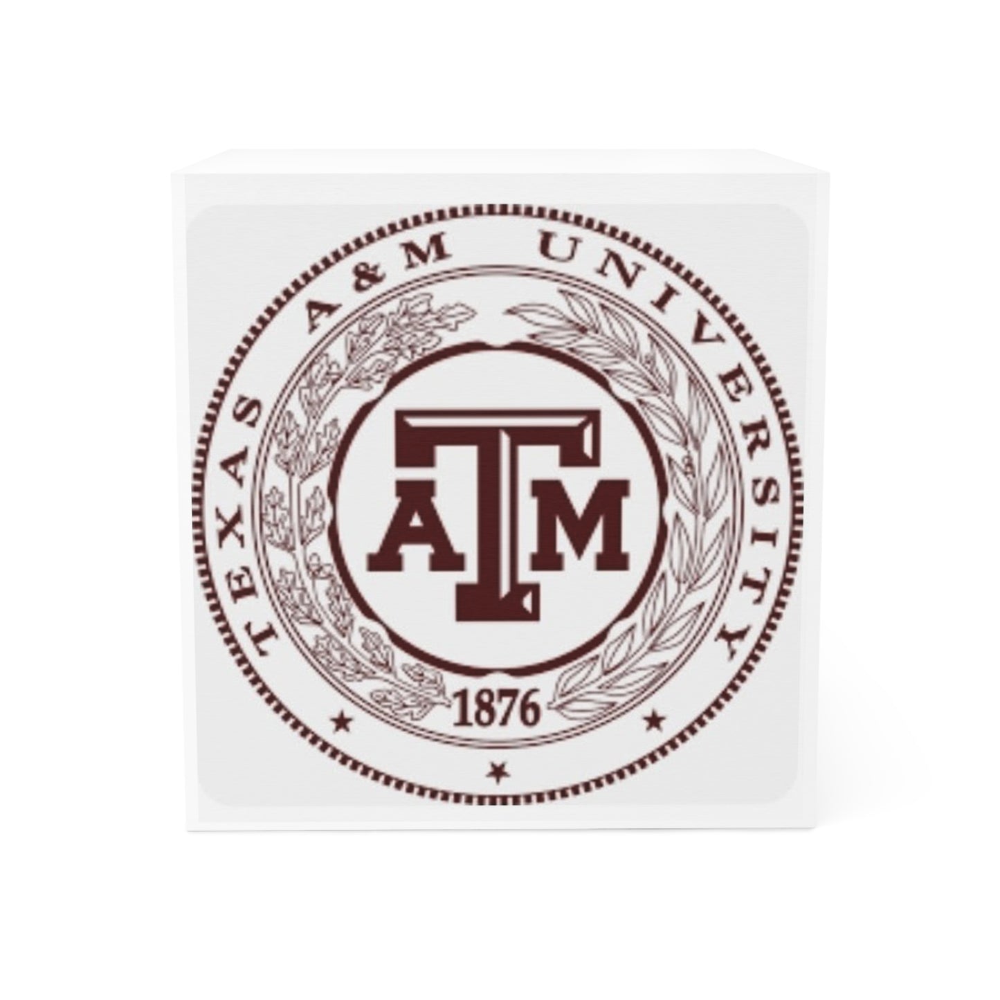 Texas A&M Seal Note Cube