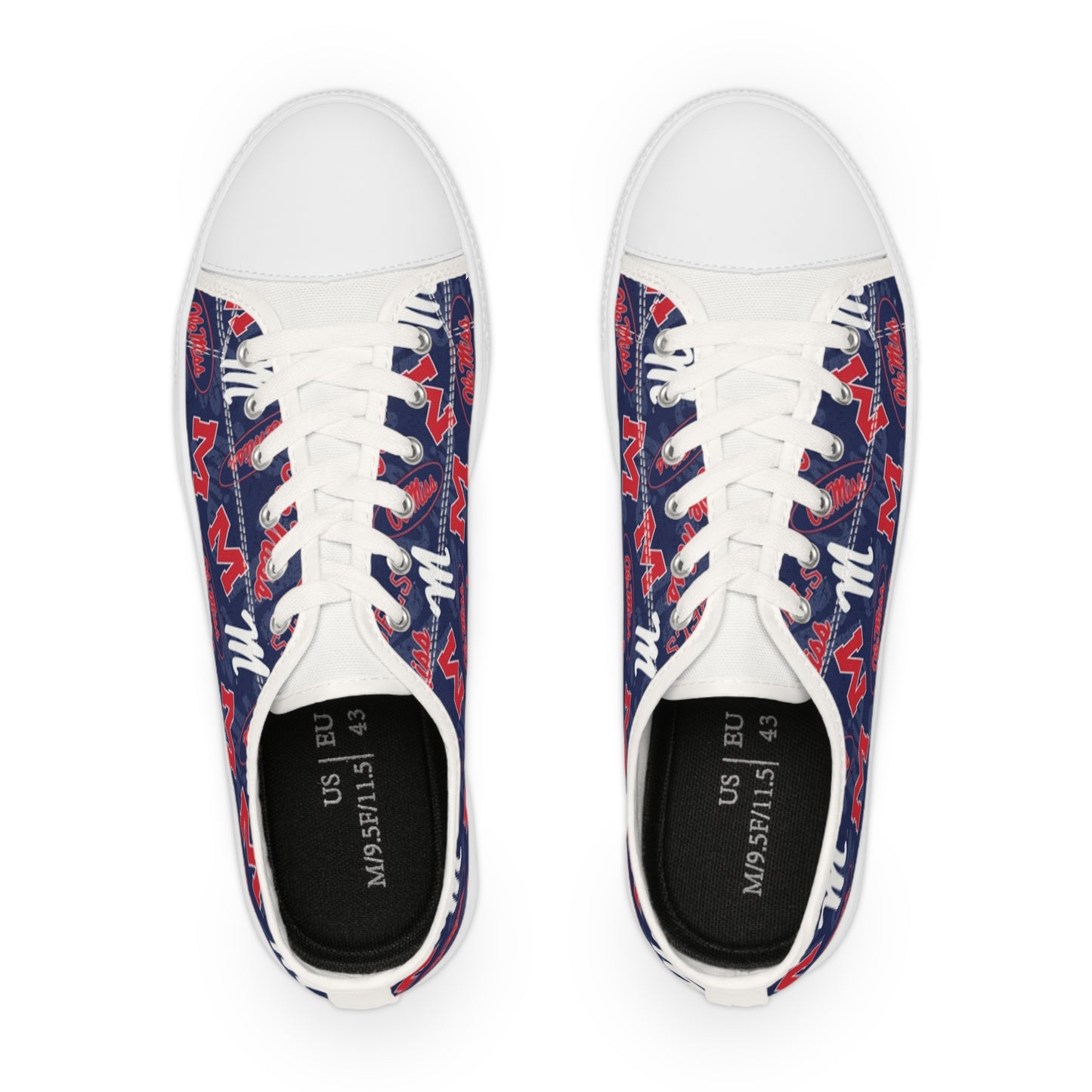 Ole Miss Men's Low Top Sneakers