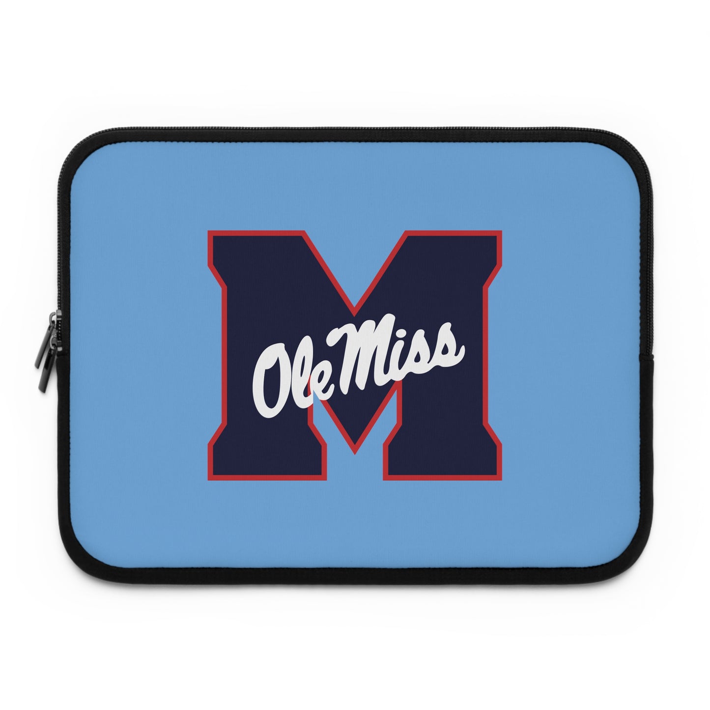Ole Miss "M" Laptop Sleeve Blue