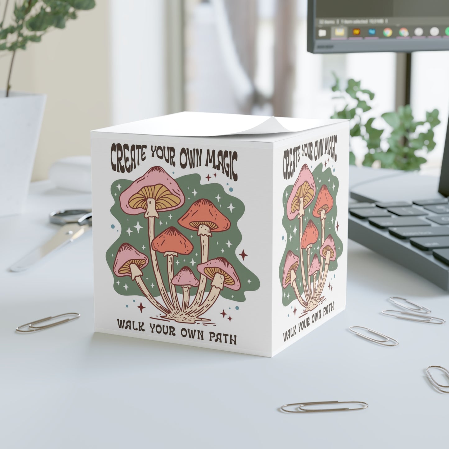 Create Your Own Path - Note Cube