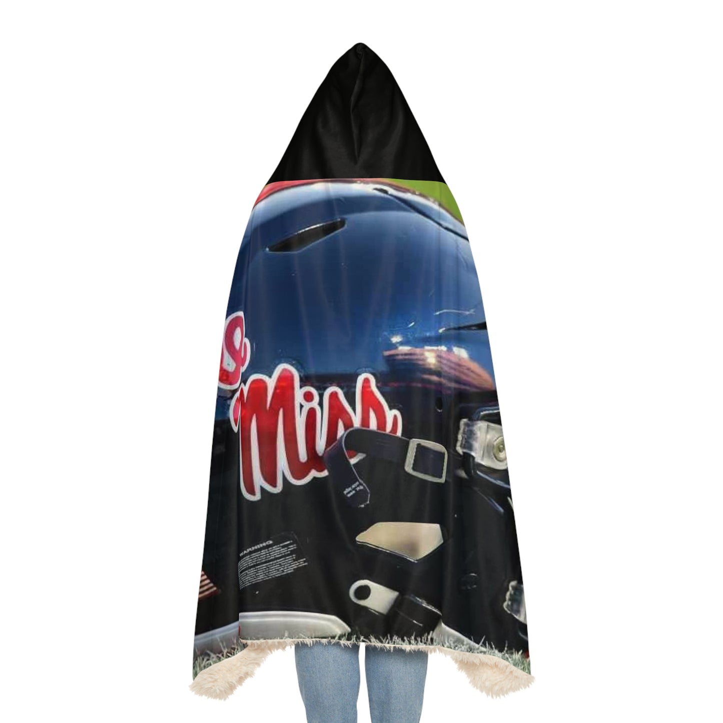 Ole Miss Football Helmet Snuggle Blanket