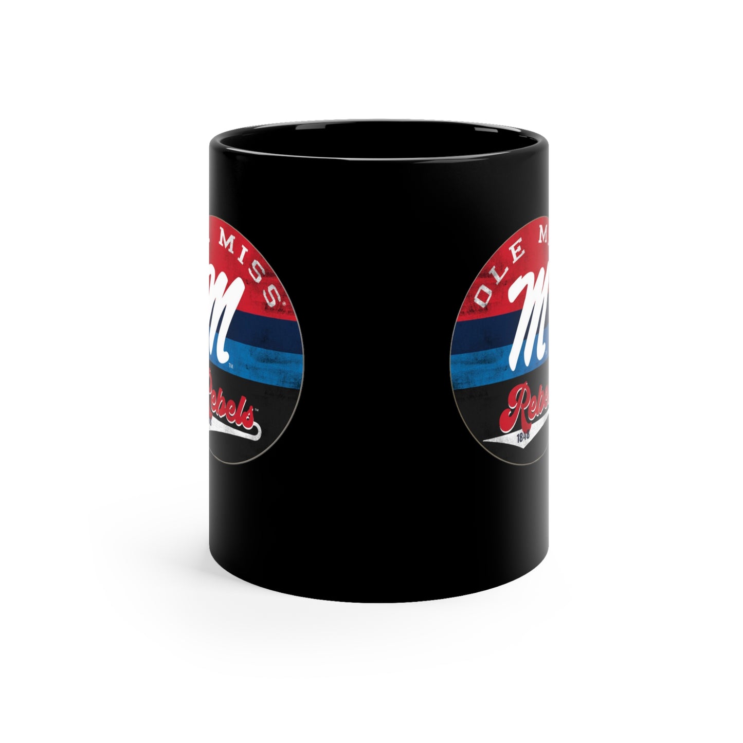 Ole Miss Rebels 11oz Black Mug