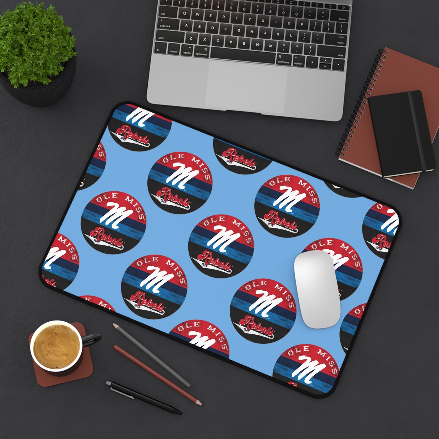 Ole Miss "M" Rebels 1848 Desk Mat
