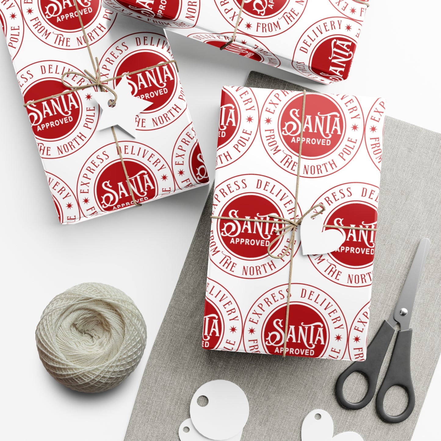 Santa Express Delivery Gift Wrap Papers