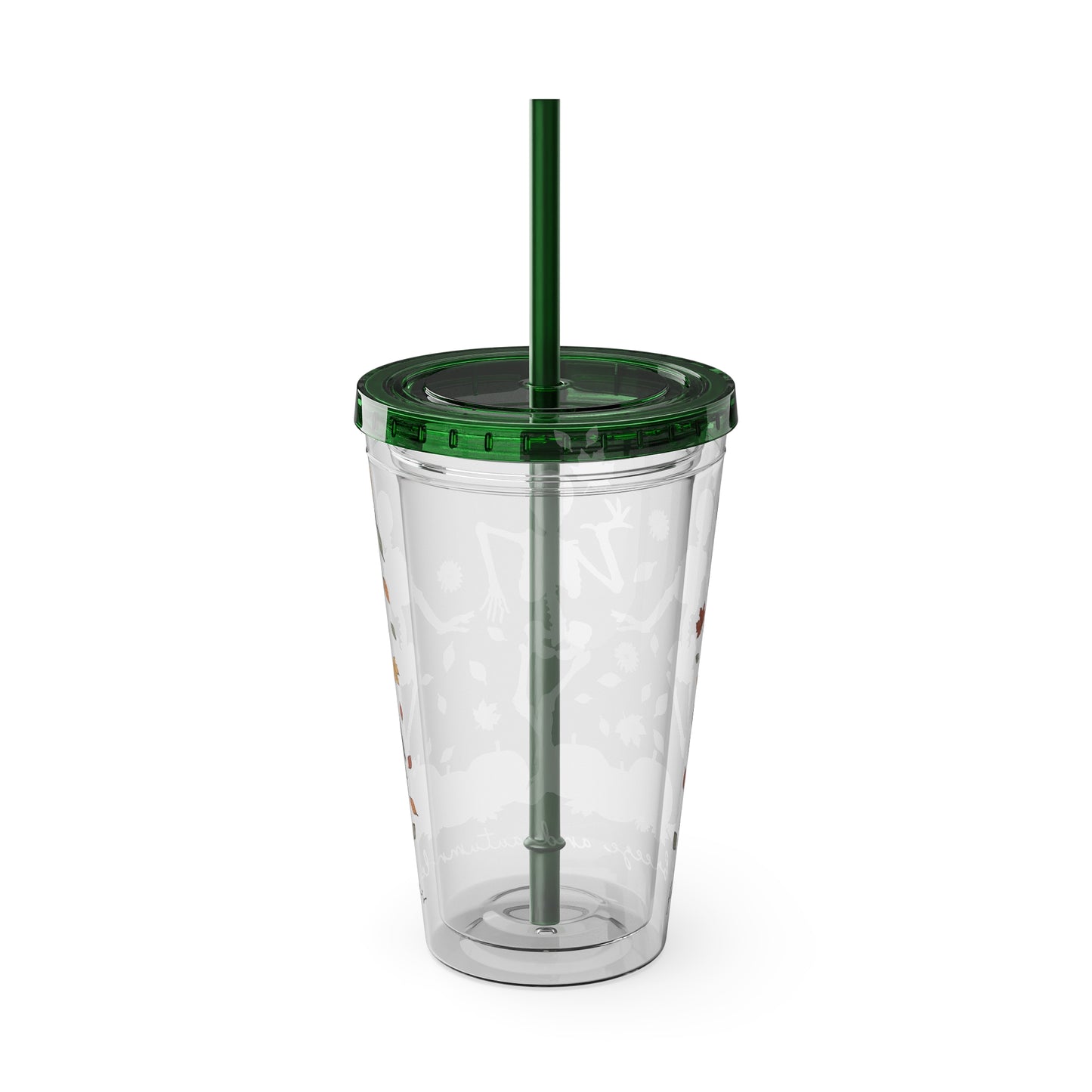 Halloween Sunsplash Tumbler with Straw, 16oz