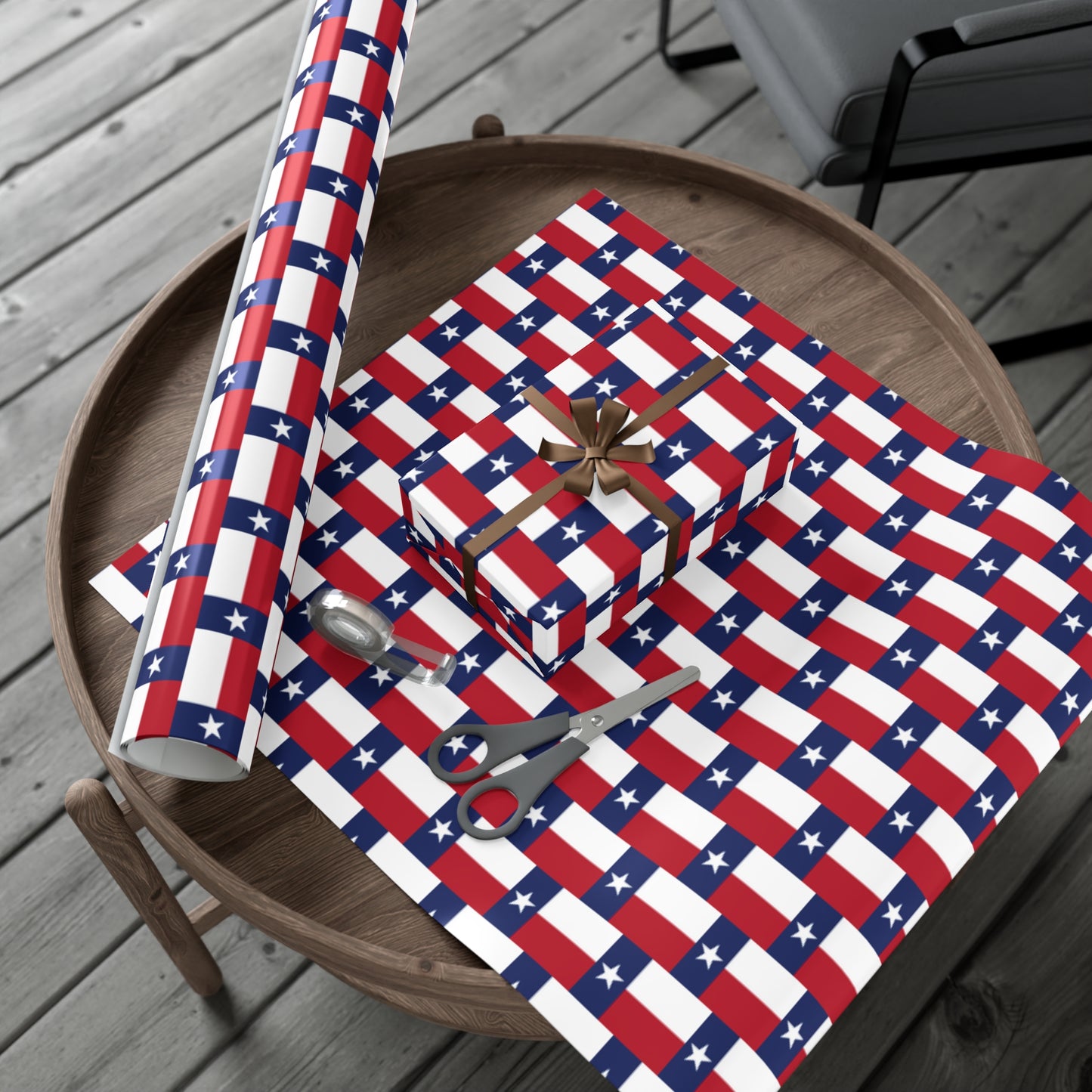 Texas Flag Gift Wrap Papers