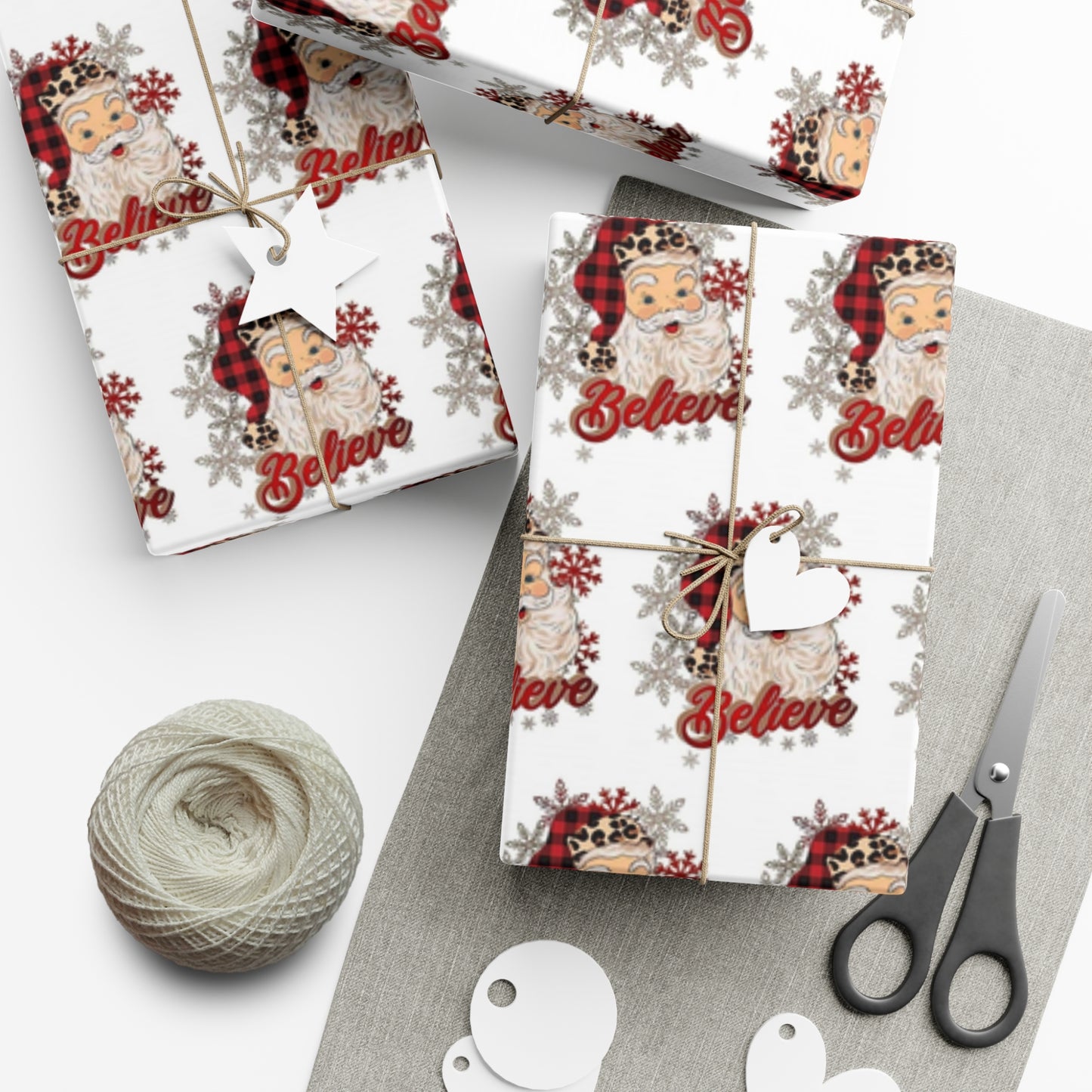 Santa Believe Gift Wrap Papers
