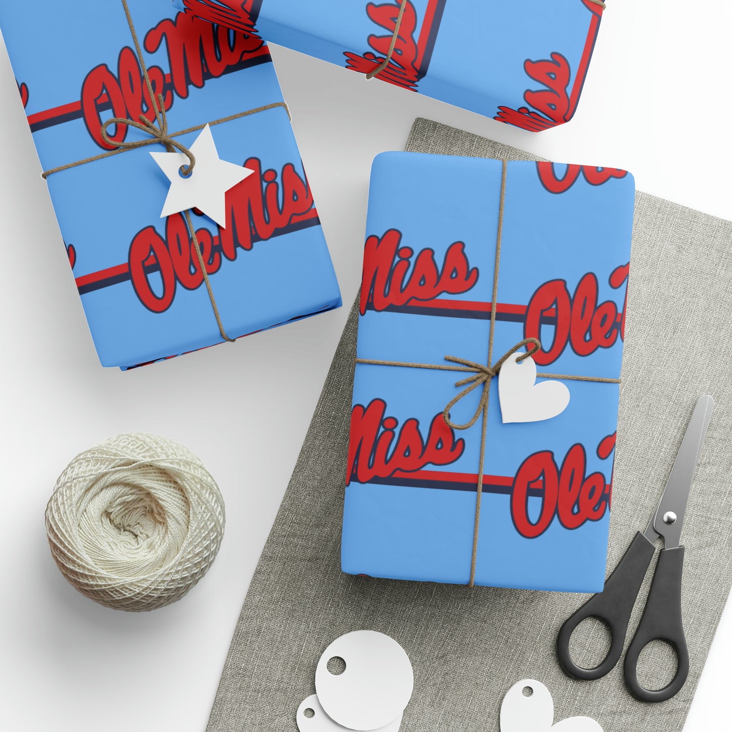 Ole Miss (Blue) Wrapping Paper