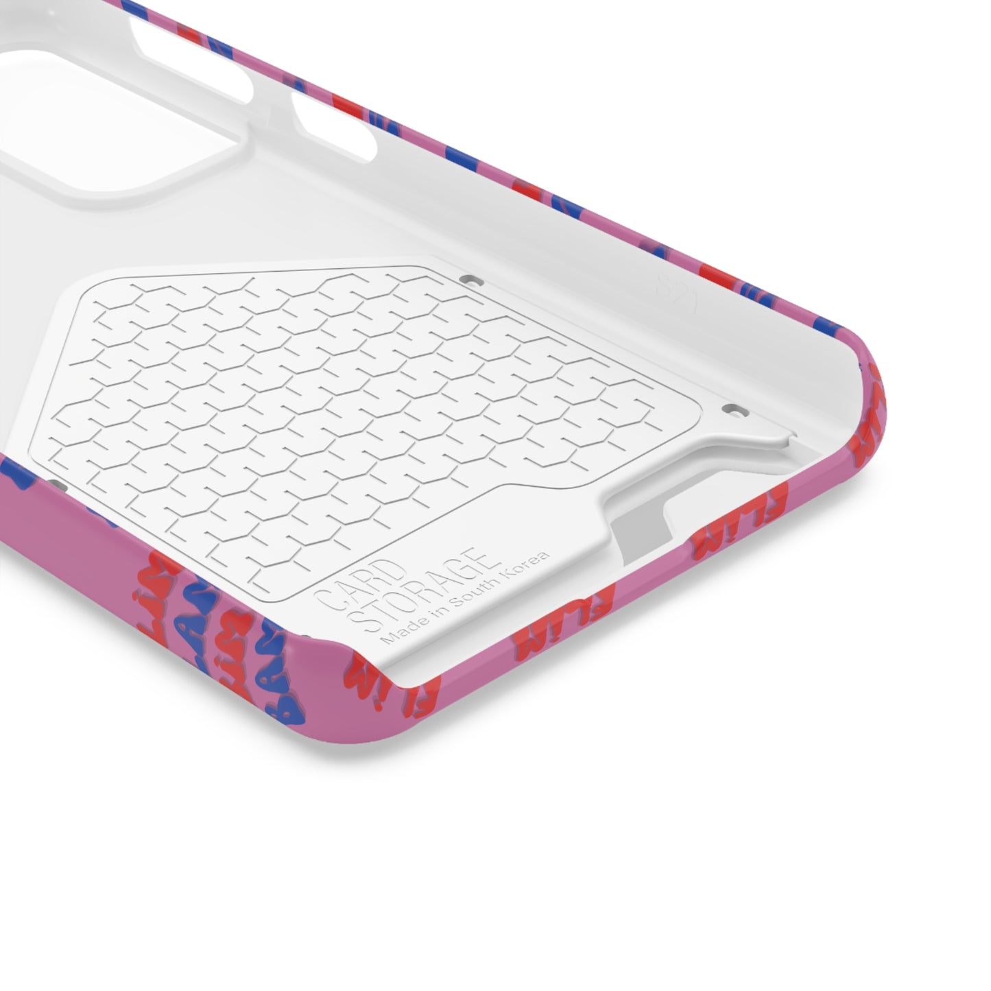 iPhone and Samsung Flim Flam Bim Bam (PINK) Phone Case With Card Holder