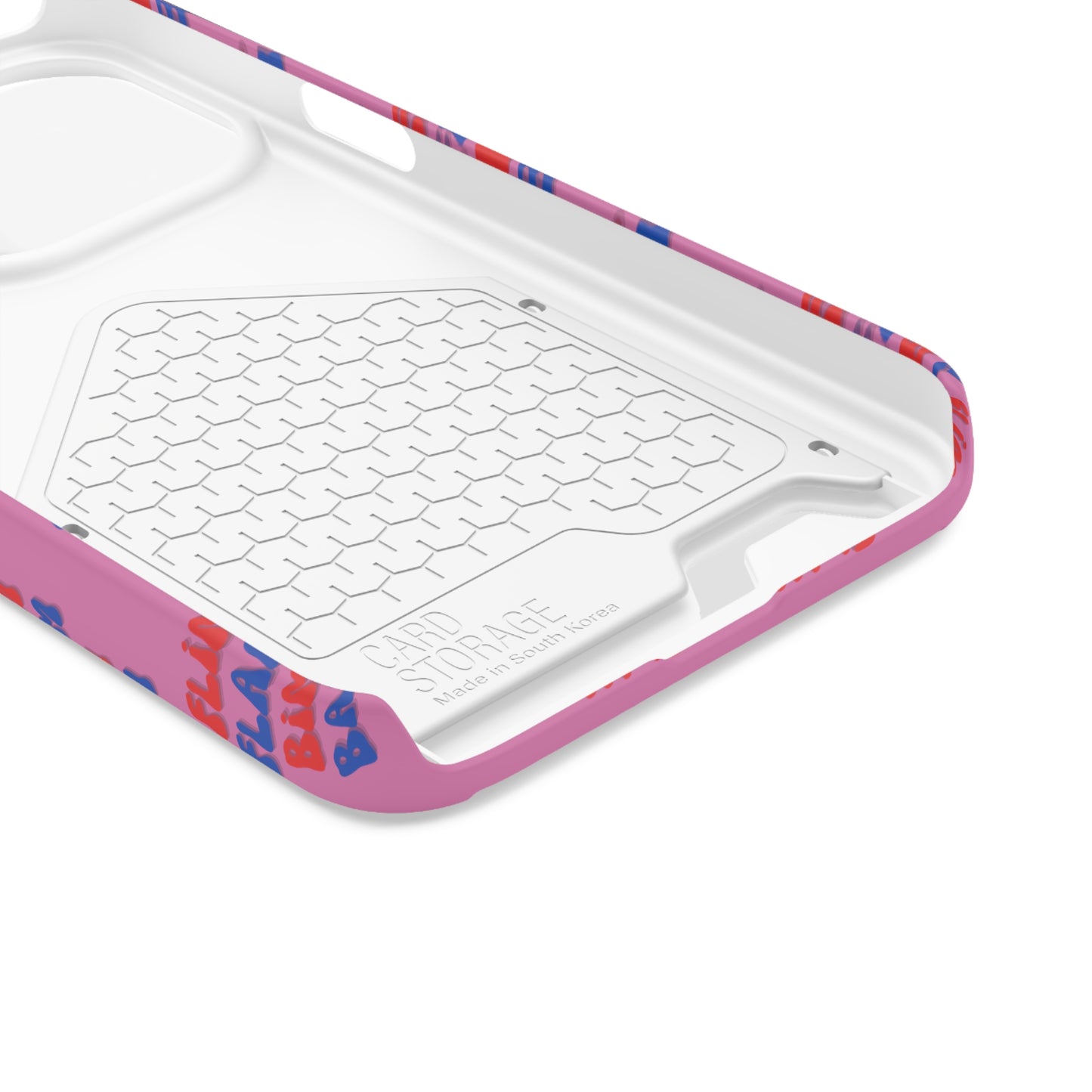 iPhone and Samsung Flim Flam Bim Bam (PINK) Phone Case With Card Holder