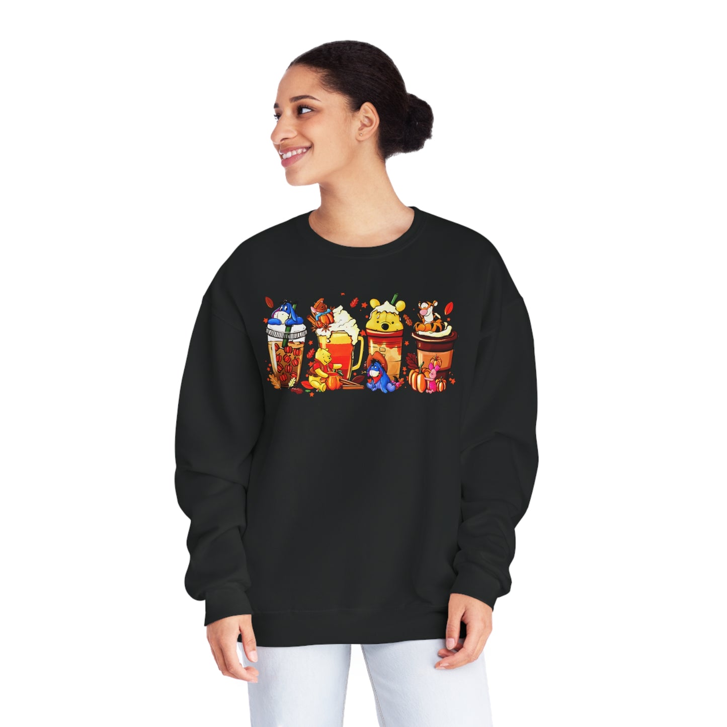 Pooh Bear Latte Unisex NuBlend® Crewneck Sweatshirt